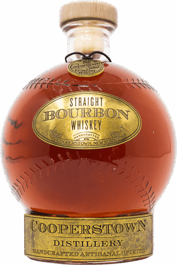 Cooperstown Distillery Select Baseball Decanter Limited Edition Straight Bourbon Whiskey