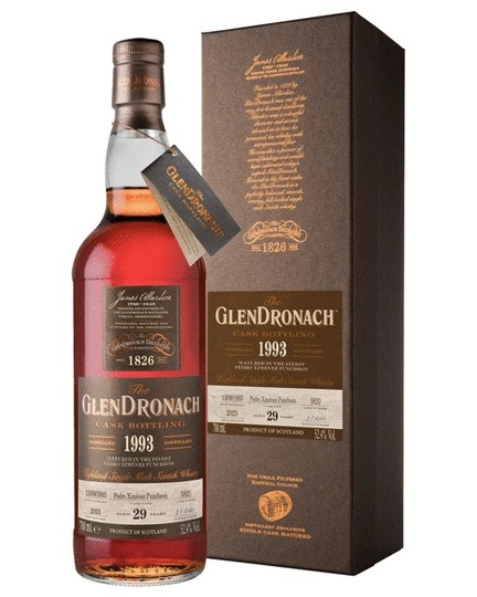 The Glendronach Pedro Ximenez Sherry Puncheon Single Cask 28 Year Old Single Malt Scotch Whisky