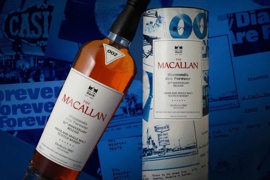 The Macallan Diamonds Are Forever 55th Anniversary 18 Year Old Single Malt Scotch Whisky
