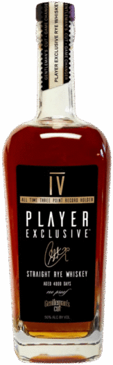 Gentlemans Cut Player Exclusive Iv Edition All Time Three Point Record Holder Straight Rye Whiskey