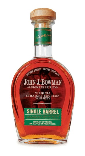 John J Bowman Single Barrel Virginia Straight Bourbon Whiskey