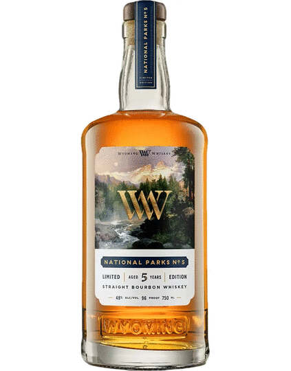 Wyoming Whiskey National Parks No5 5 Year Old Small Batch Bourbon
