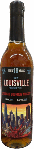 The New Louisville Whiskey Co 10 Year Old Straight Bourbon Whiskey