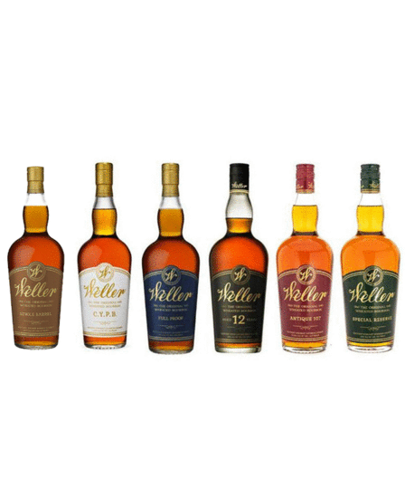 W L Weller Complete Rainbow Vertical Bourbon Set
