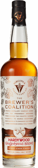 Virginia Distillery Company The Brewers Coalition Hardywood Gingerbread Stout Cask Finish American Single Malt Whisky