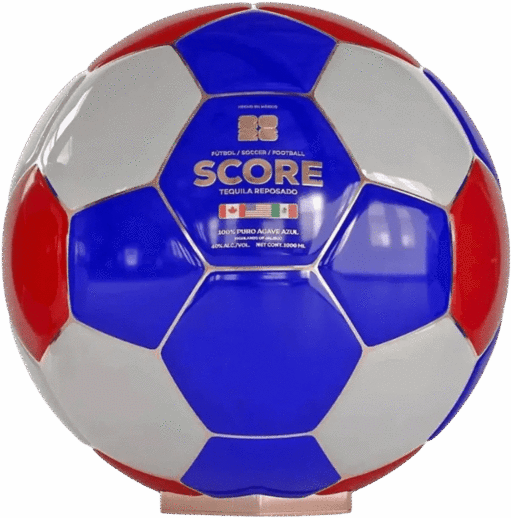 Score Baja 2026 World Cup Ball Decanter Tequila Reposado Usa