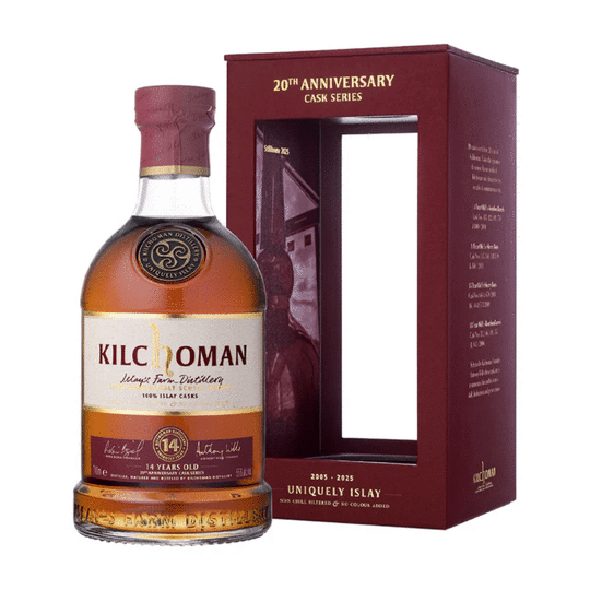 Kilchoman 20th Anniversary Cask Series Ex Bourbon 14 Year Old Single Malt Scotch Whisky