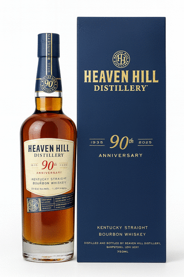 Heaven Hill Distilleries 90th Anniversary 9 Year Old Straight Bourbon Whiskey
