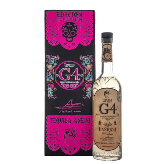 G4 Edicion Dia De Muertos Anejo De Madera Tequila