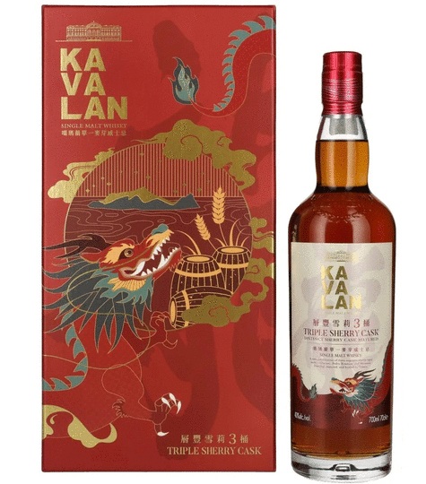 Kavalan Year Of The Dragon Triple Sherry Cask Single Malt Whisky