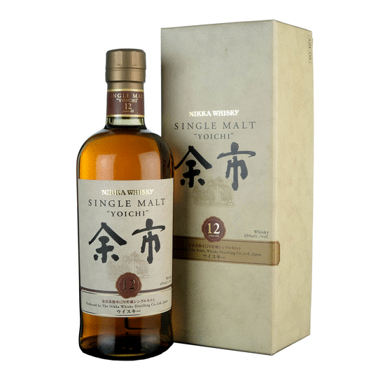 Nikka Yoichi 12 Year Old Single Malt Whisky Older Style Box