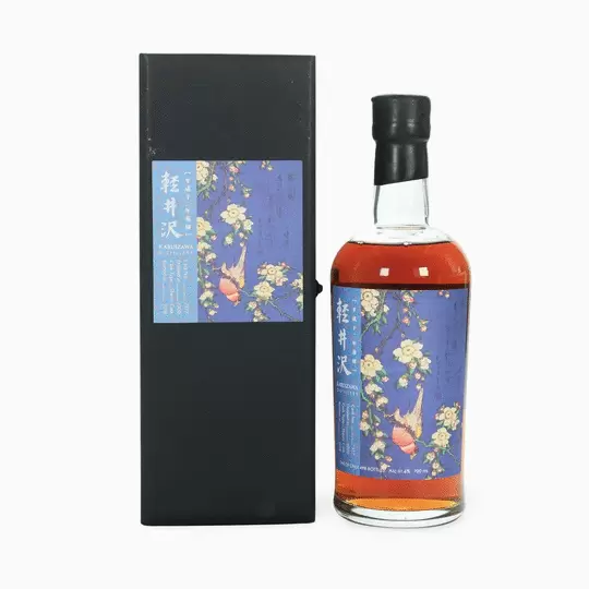 Karuizawa Flower And Bird Painting Series   Bullfinch And Weeping Cherry Single Malt Whisky