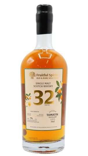 Fruitful Spirits Tomatin 32 Year Old Cask Strength Single Malt Scotch Whisky