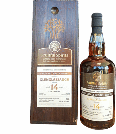 Fruitful Spirits Glenglassaugh Cask Strength 14 Year Old Single Malt Scotch Whisky
