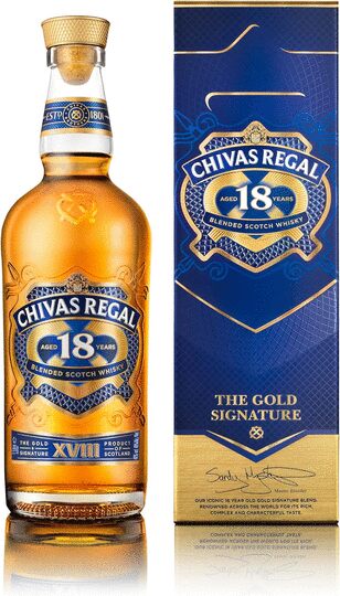 Chivas Regal 18 Year Old Gold Signature Blended Scotch Whisky