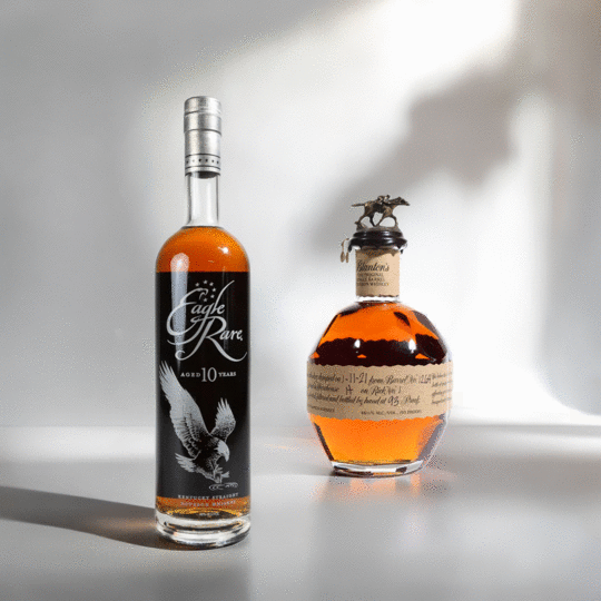 Buffalo Trace Eagle Rare 10 Year Old Blantons Original Bourbon Bundle
