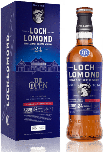 Loch Lomond The Open Course Collection 152nd Royal Troon 24 Year Old Manzanilla Sherry Cask Single Malt Scotch Whisky
