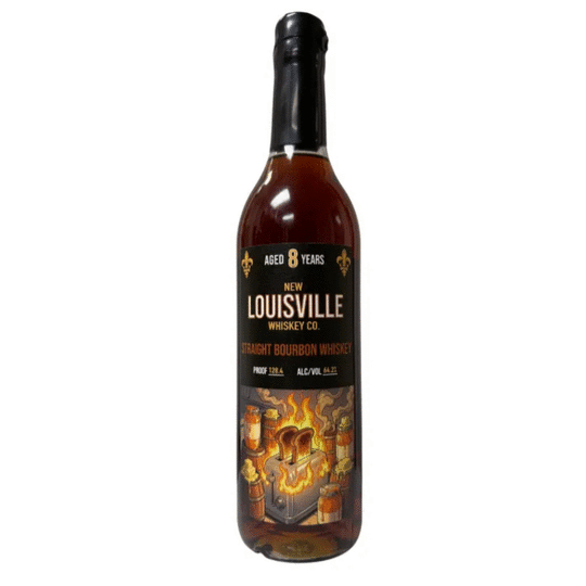 The New Louisville Whiskey Co 8 Year Old West Coast Toast Straight Bourbon Whiskey