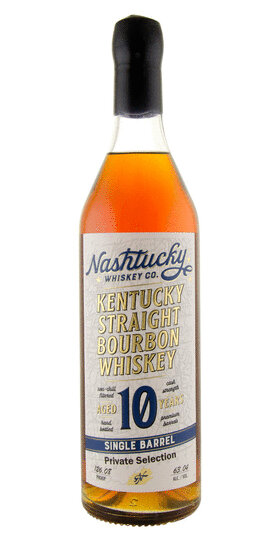 Nashville Barrel Company Nashtucky Private Selection 10 Years Old Single Barrel Straight Bourbon Whiskey