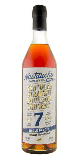 Nashville Barrel Company Nashtucky Private Selection 7 Years Old Single Barrel Straight Bourbon Whiskey