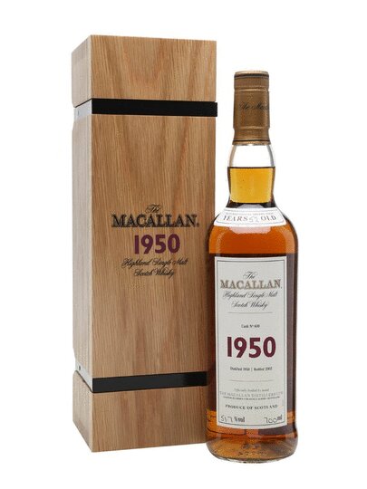 The Macallan Fine Rare 1950 Vintage Single Malt Scotch Whisky