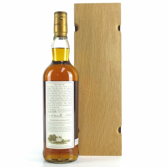 The Macallan Fine Rare 1950 Vintage Single Malt Scotch Whisky