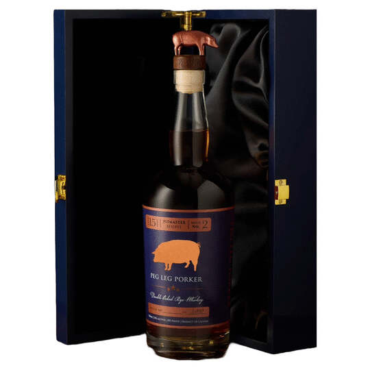 Peg Leg Porker Pitmaster Reserve 15 Year Old Double Oaked Rye Whiskey