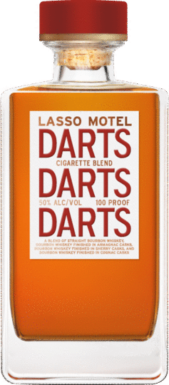 Lasso Motel Darts Cigarette Blended Straight Bourbon Whiskey