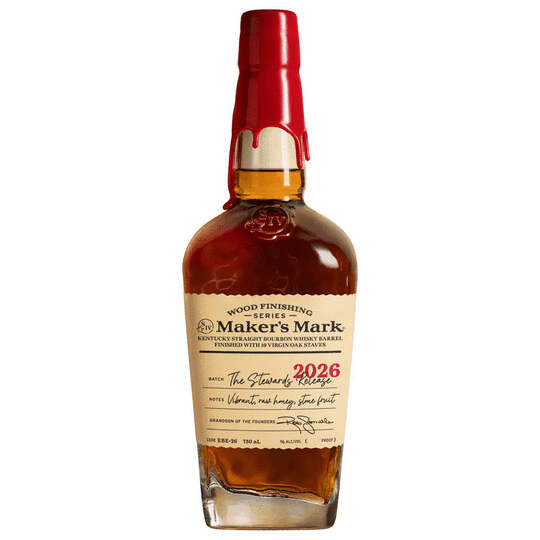 Makers Mark Wood Finishing Series Stewards Release Bourbon Whiskey