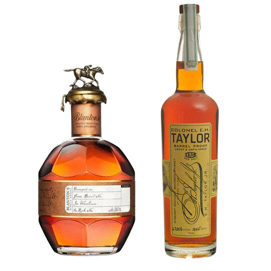 Buffalo Trace Blantons Sftb And Taylor Barrel Proof Bundle