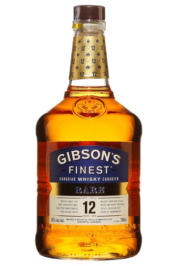 Gibsons Finest Rare 12 Year Old Canadian Whisky