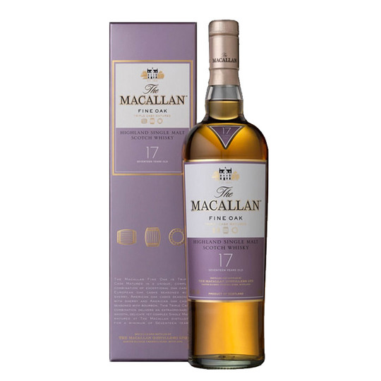 The Macallan Fine Oak 17 Year Old Single Malt Scotch Whisky