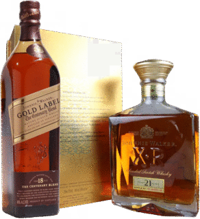Vintage 1990's and early 2000's Johnnie Walker Blends