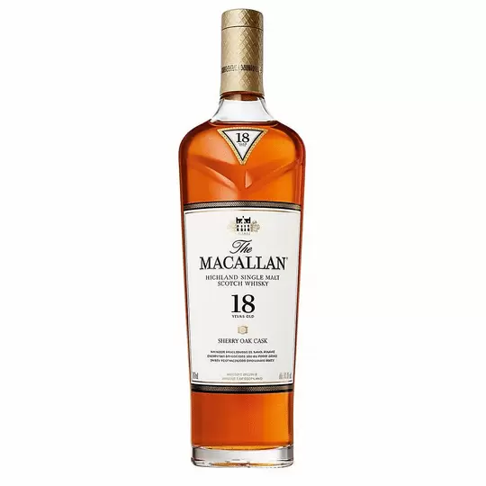 The Macallan 18 Year Old Sherry Oak Single Malt Scotch Whisky No Box