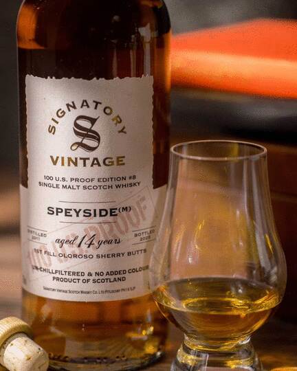 Signatory Vintage Speyside M 14 Year Old Single Malt Scotch Whisky