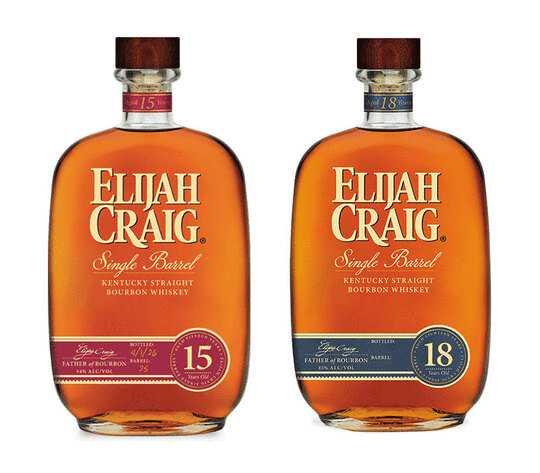 Elijah Craig 15 18 Year Old Single Barrel Bourbon Bundle