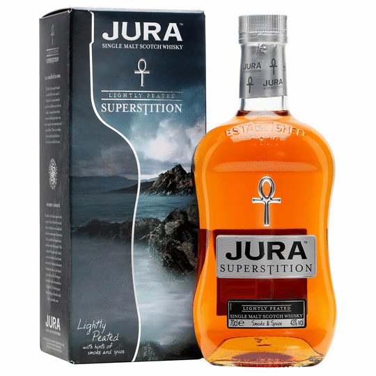 Isle Of Jura Superstition Lightly Peated Single Malt Scotch Whisky