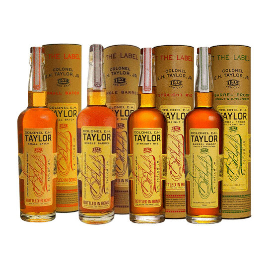 Colonel E H Taylor Super Vertical Sb Sib Rye Bp Whiskey Bundle