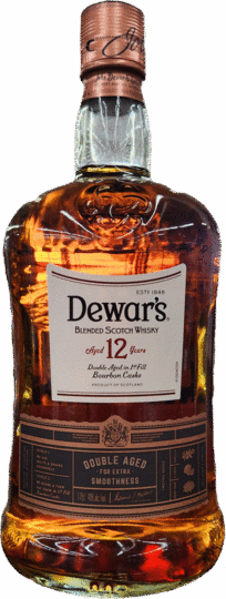 Dewars 12 Year Old Blended Scotch Whisky