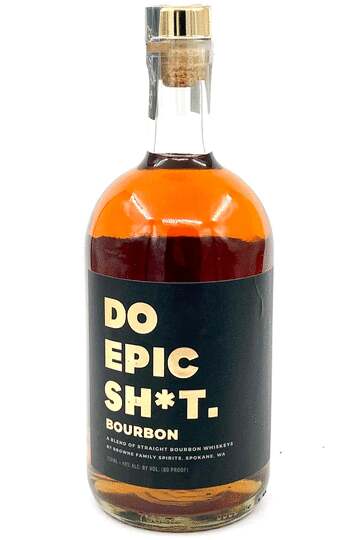 Browne Family Spirits Do Epic Shit Blend Of Straight Bourbon Whiskeys