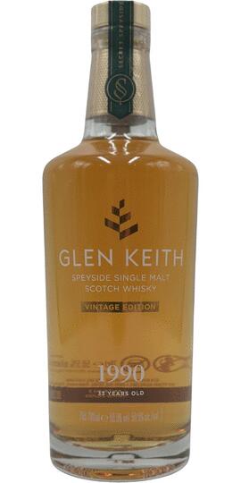 Secret Speyside Glen Keith 33 Year Old Single Malt Scotch Whisky