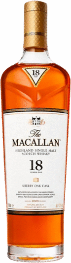 The Macallan 18 Year Old Sherry Oak Single Malt Scotch Whisky