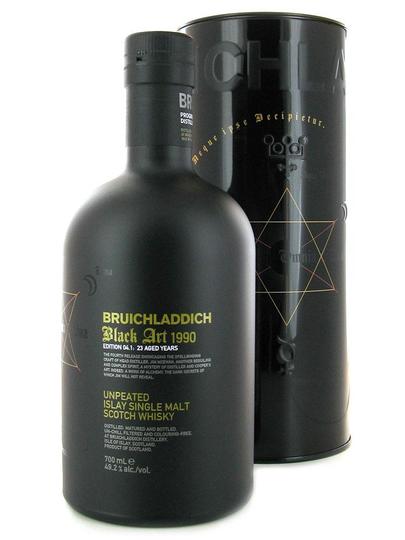 Bruichladdich Black Art 4th Edition 23 Year Old Unpeated Single Malt Scotch Whisky