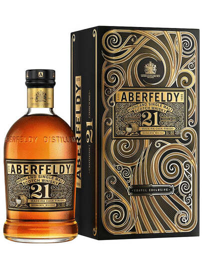 Aberfeldy 21 Year Old Madeira Cask Single Malt Scotch Whisky