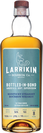 Larrikin Bottled In Bond 8 Year Old Straight Bourbon Whiskey