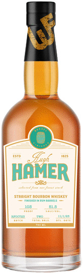 West Fork Whiskey Co Hugh Hamer Rum Barrel Finish Straight Bourbon Whiskey