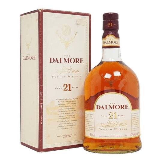 The Dalmore 21 Year Old Single Malt Scotch Whisky Older Bottling
