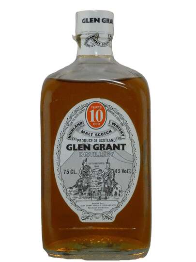 Glen Grant 10 Year Old Single Malt Scotch Whisky 1970s Bottling