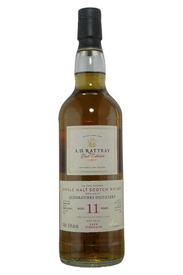A D Rattray Cask Collection Glenrothes 11 Year Old Single Malt Scotch Whisky