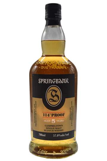 Springbank 5 Year Old 114 Proof Single Malt Scotch Whisky